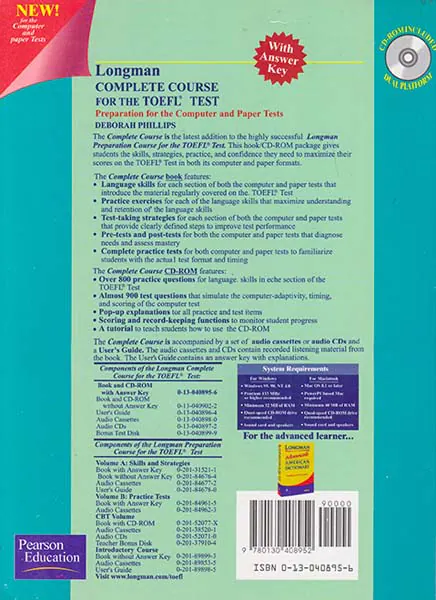 LONGMAN COMPLETE COURSE TOEFL